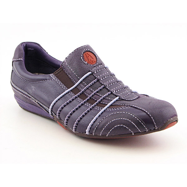 Hush Puppies Loop Slip Ons Shoes Purple Womens