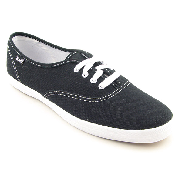 KEDS Champion Black Canvas Sneakers Black