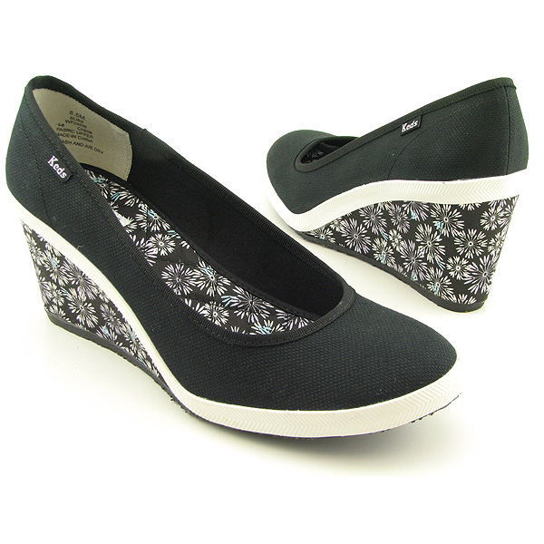 KEDS Bliss Wedges Black