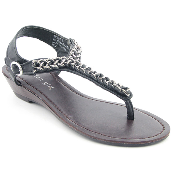 MADDEN GIRL Teakie Thong Sandals Black