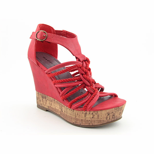 MADDEN GIRL Coazter Platform Wedges Red