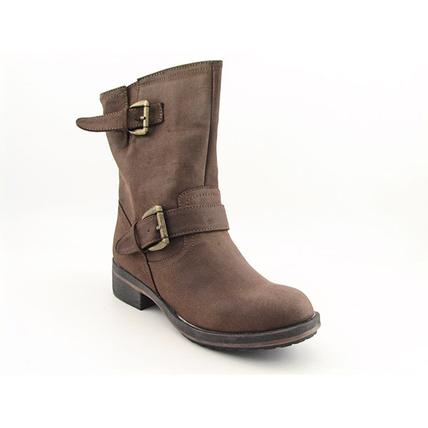 Madden Girl Lewiz Boots Cowboy Shoes Brown Womens