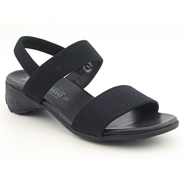 Mephisto Fengia Sandals Shoes Black Womens
