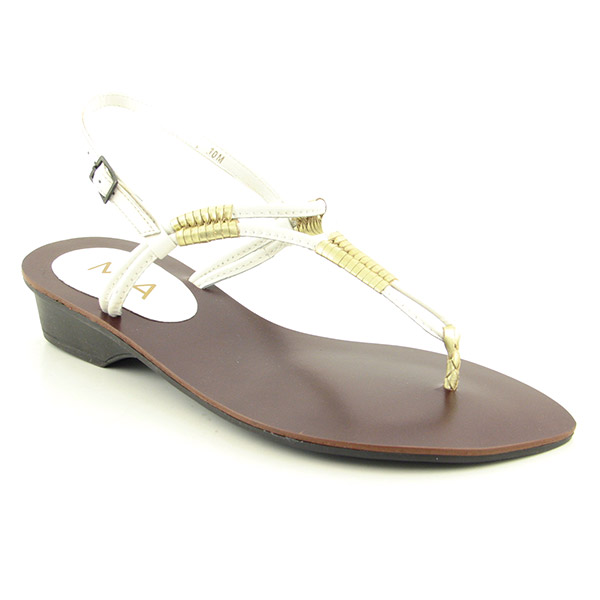 MIA Mykonos Thong Sandals White