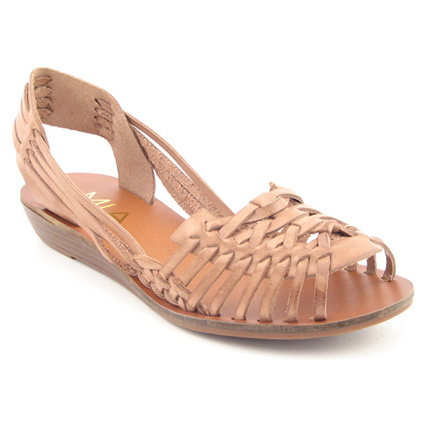 MIA Cajun Sandals Slingback Shoes Beige