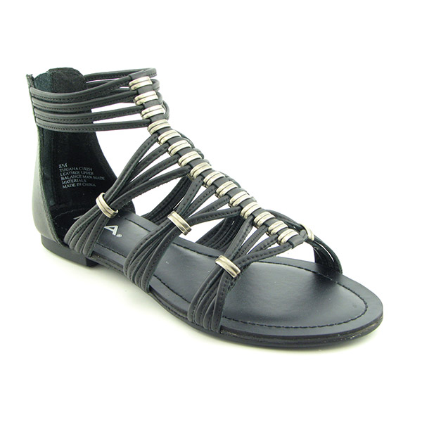 MIA Tijuana Gladiator Shoes Black