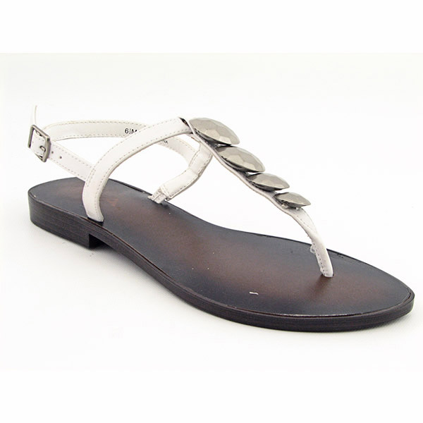 MIA Giselle Slingbacks Thongs Shoes White