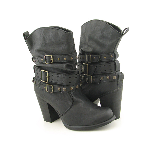 MIA Caliber Ankle Boots Black