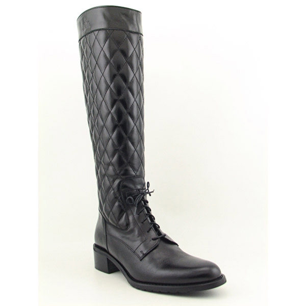 Michael Toschi Jumper Boots Knee Shoes Black Womens