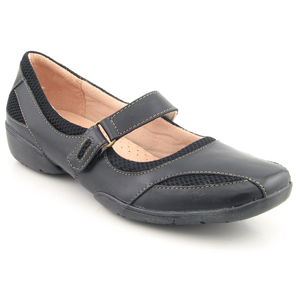 NATURALIZER Anion Flats Mary Janes Shoes Black
