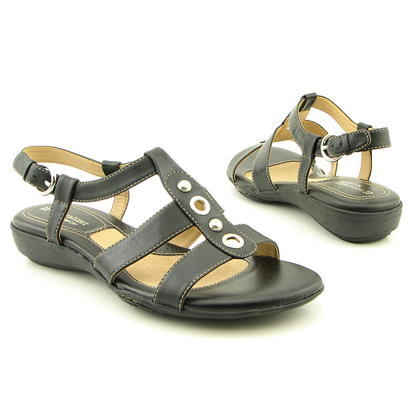 NATURALIZER Channel Sandals Black