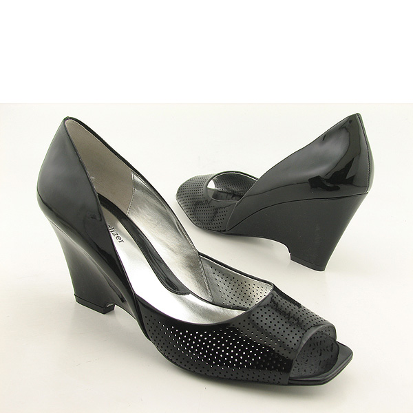 NATURALIZER Siberia Platform Wedges Black