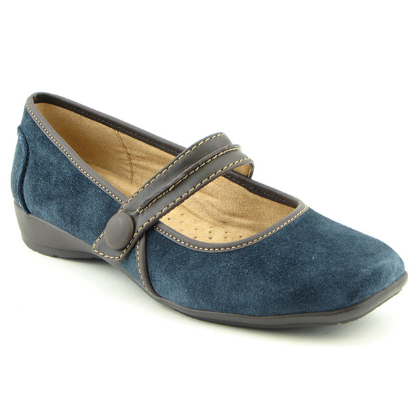 NATURALIZER Rulie Flats Mary Janes Shoes Blue