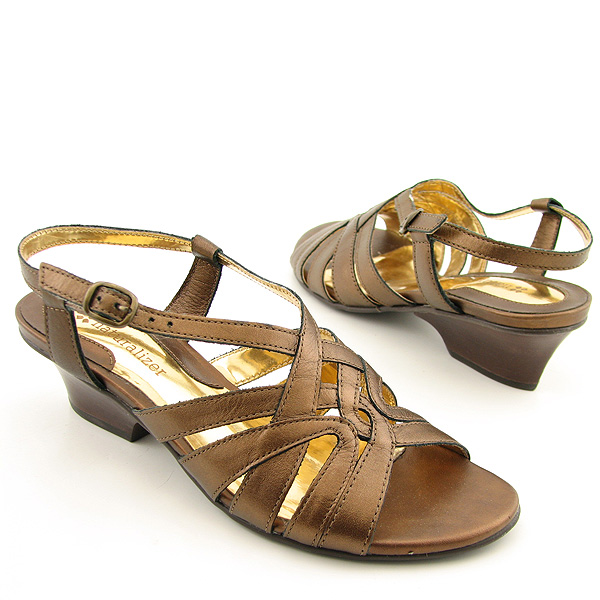 NATURALIZER Dame Sandals Bronze