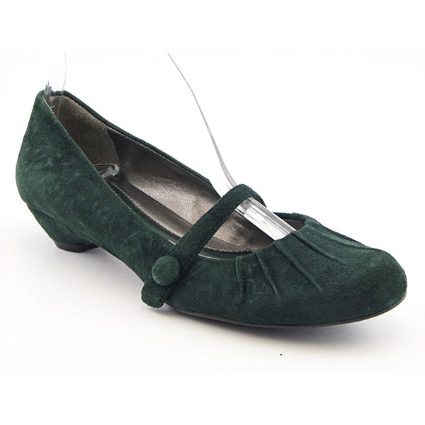 NATURALIZER Hold Up Flats Mary Janes Shoes Green