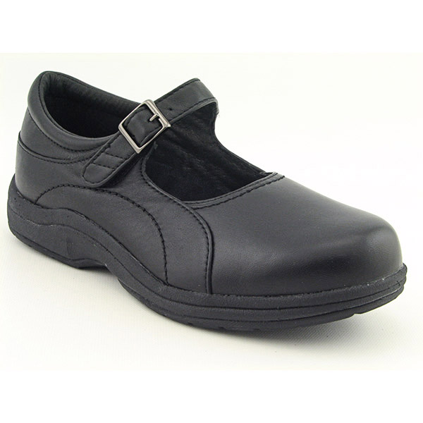 P.W. Minor Park Avenue Flats Mary Janes Shoes Black