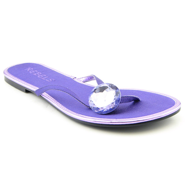 REPORT Bordeaux Thong Sandals Purple