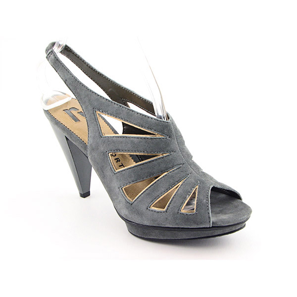 REPORT Leia Platforms Slingback Shoes Gray
