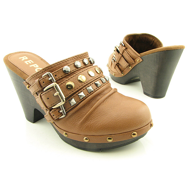 REPORT Leilin Clogs Brown