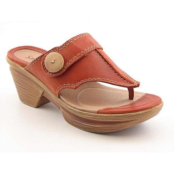SANITA Nikka Sandal Wedges Shoes Orange Womens Sandals