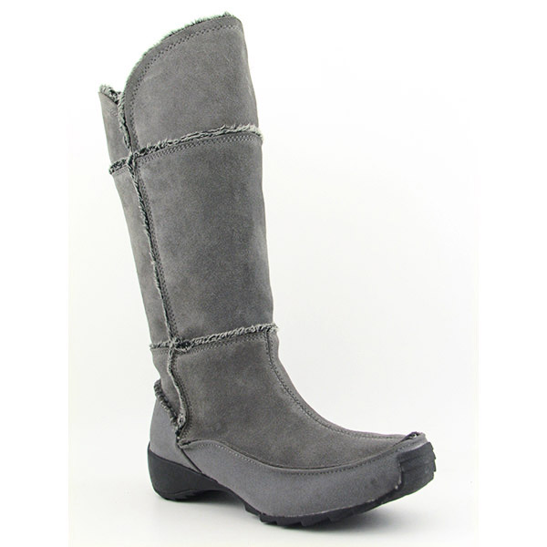 Post image for Sporto Patch Boots Knee Shoes Gray Womens