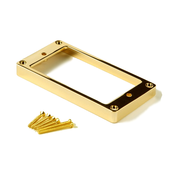 Mighty Mite Humbucker Pickup Mounting Ring Metal Gold Tall