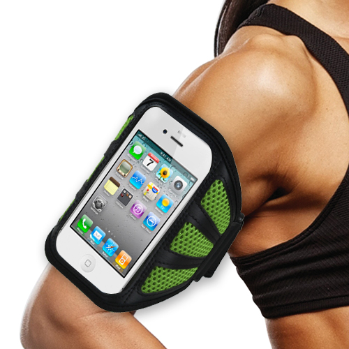 Small Vertical Pouch Sports Mesh Arm Band Phone Holder Mobile Device