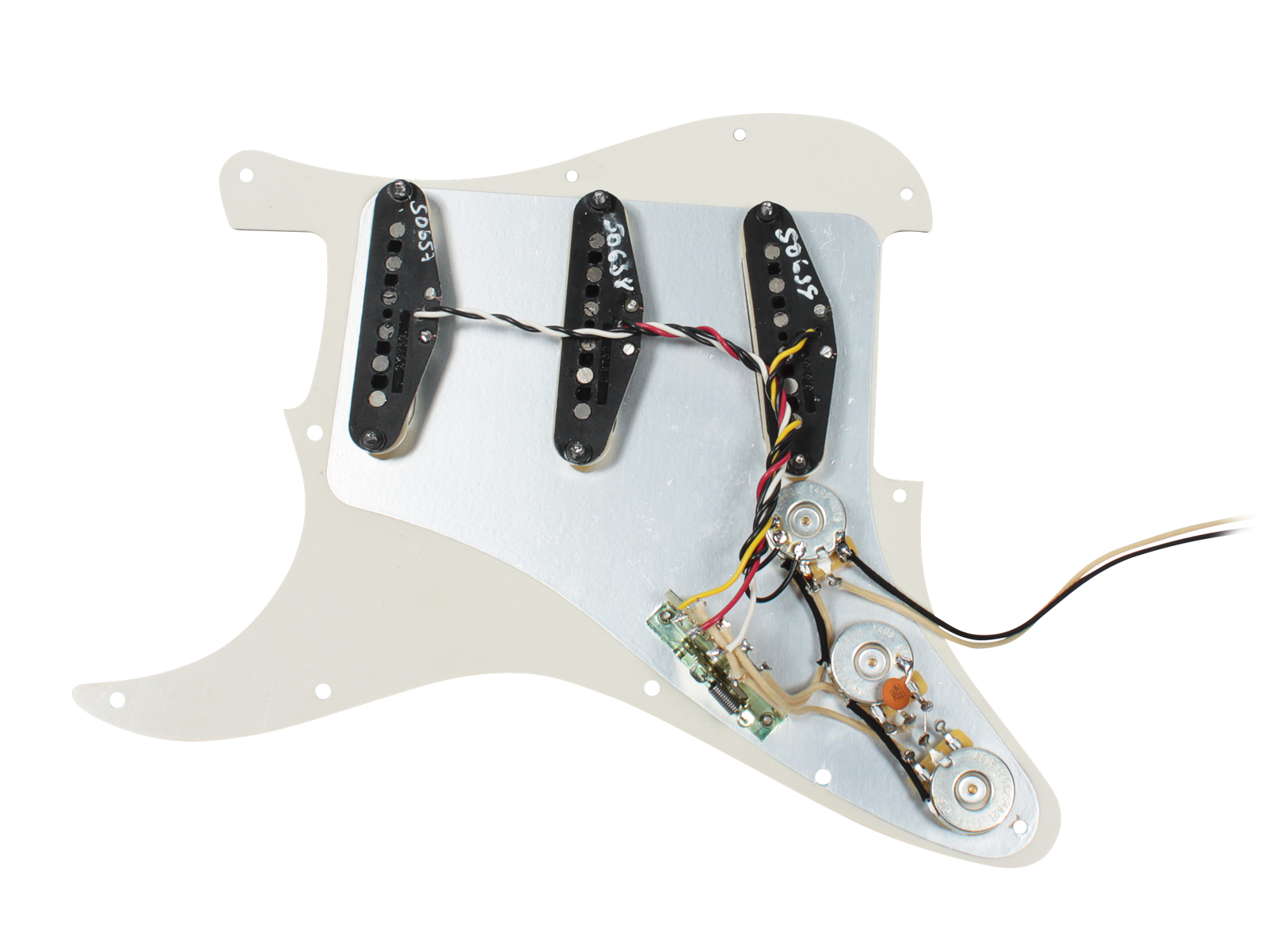 Fender Tex-Mex 920D Loaded Pre-wired Strat Pickguard PA/AW ... fender tex mex wiring diagram 