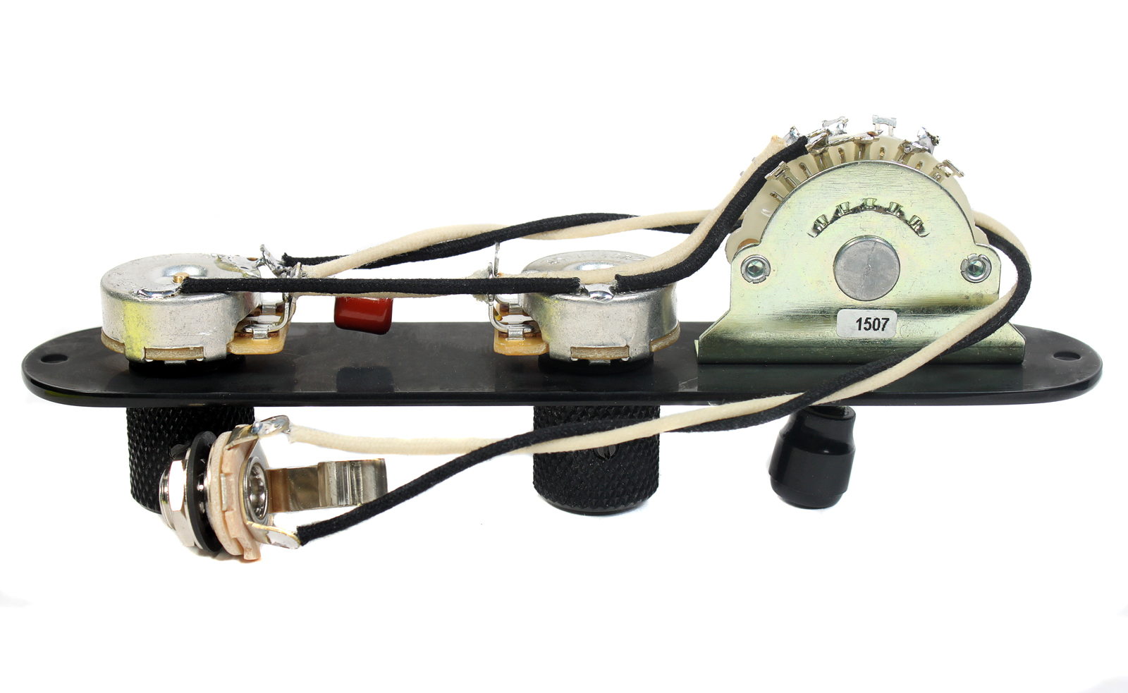 Fender Tele Telecaster 4 Way Reverse Control Plate w/Oak Grigsby Switch