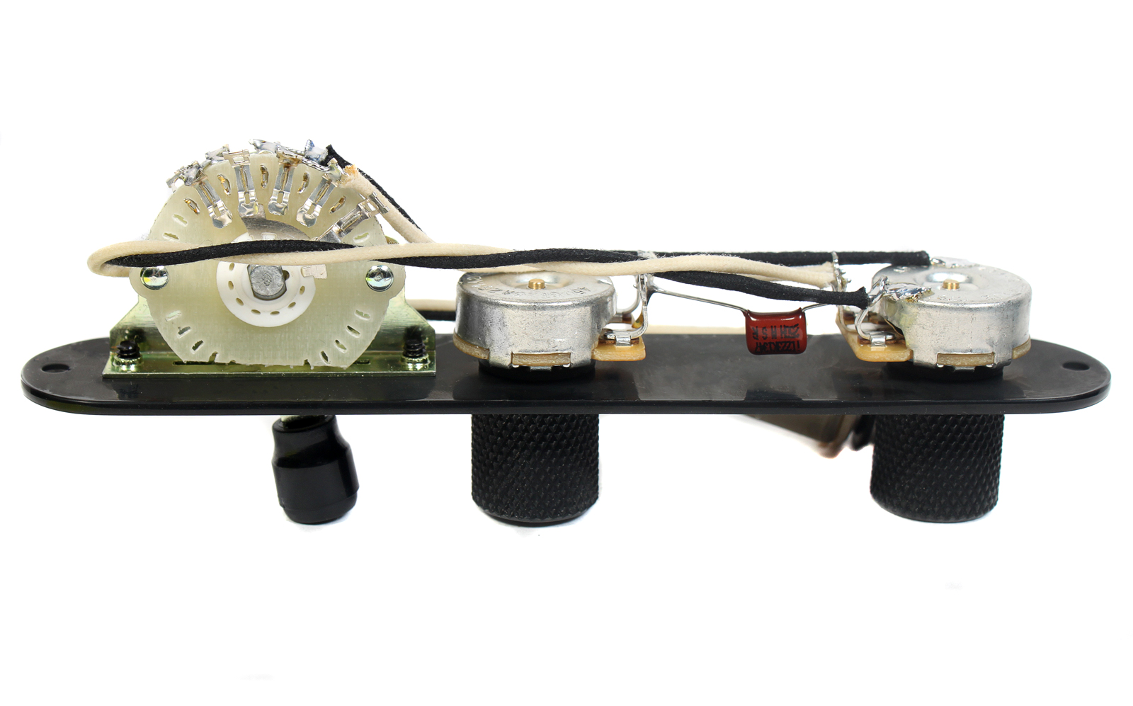 Fender Tele Telecaster 4 Way Reverse Control Plate w/Oak Grigsby Switch