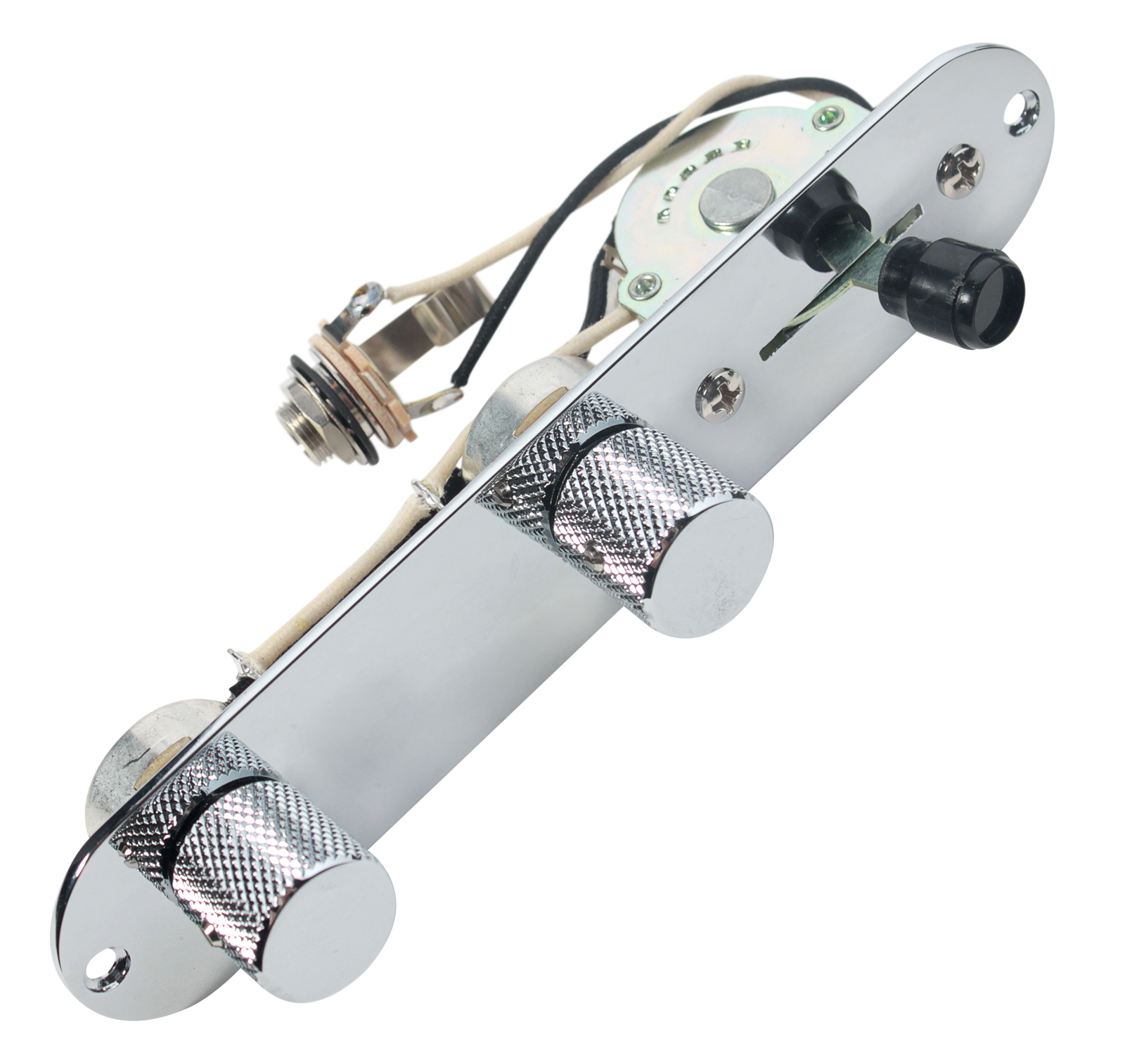 Fender Tele Telecaster 4 Way Reverse Control Plate w/Oak Grigsby Switch