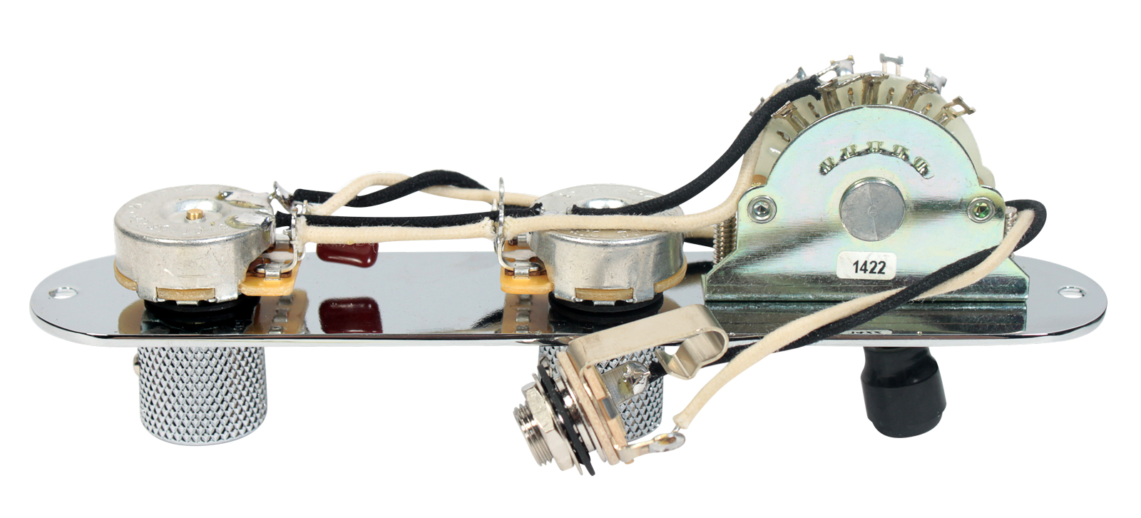 Fender Tele Telecaster 4 Way Reverse Control Plate w/Oak Grigsby Switch