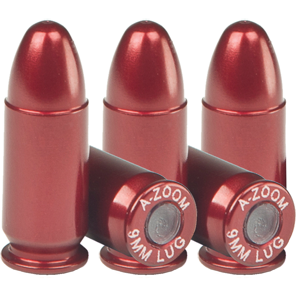 AZoom Precision Metal Safety Snap Caps Dummy Rounds (5) 9mm Luger