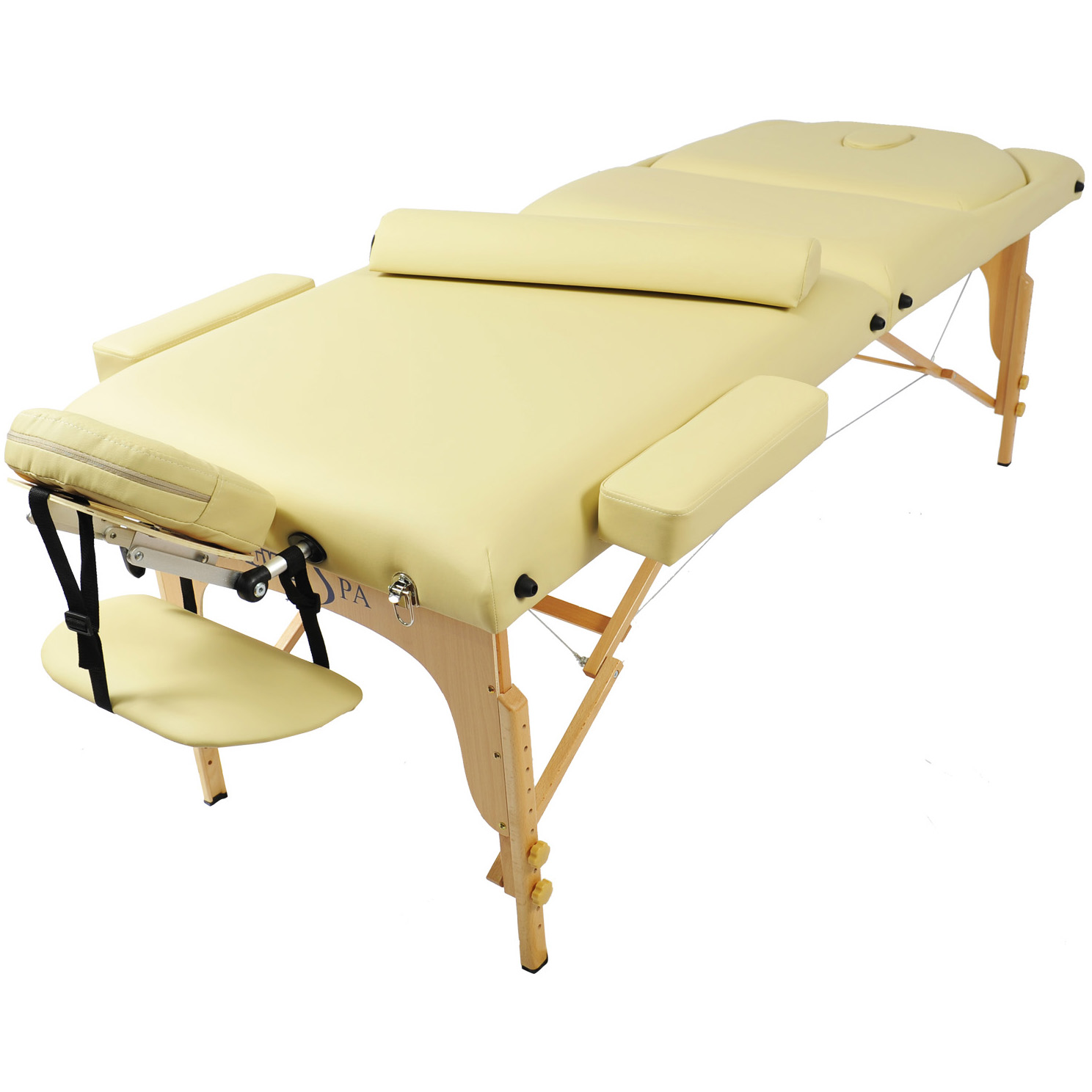 Professional Portable 3" Foam Folding Massage Table w/Adjustable Legs & Back eBay