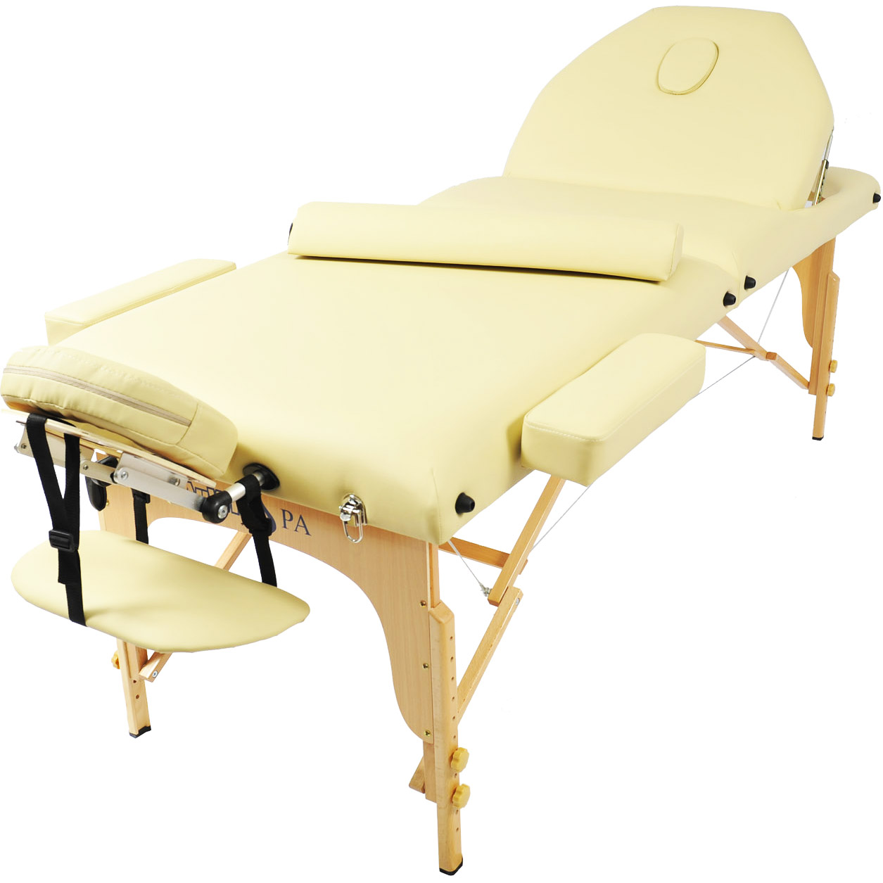 Professional Portable 3" Foam Folding Massage Table w/Adjustable Legs