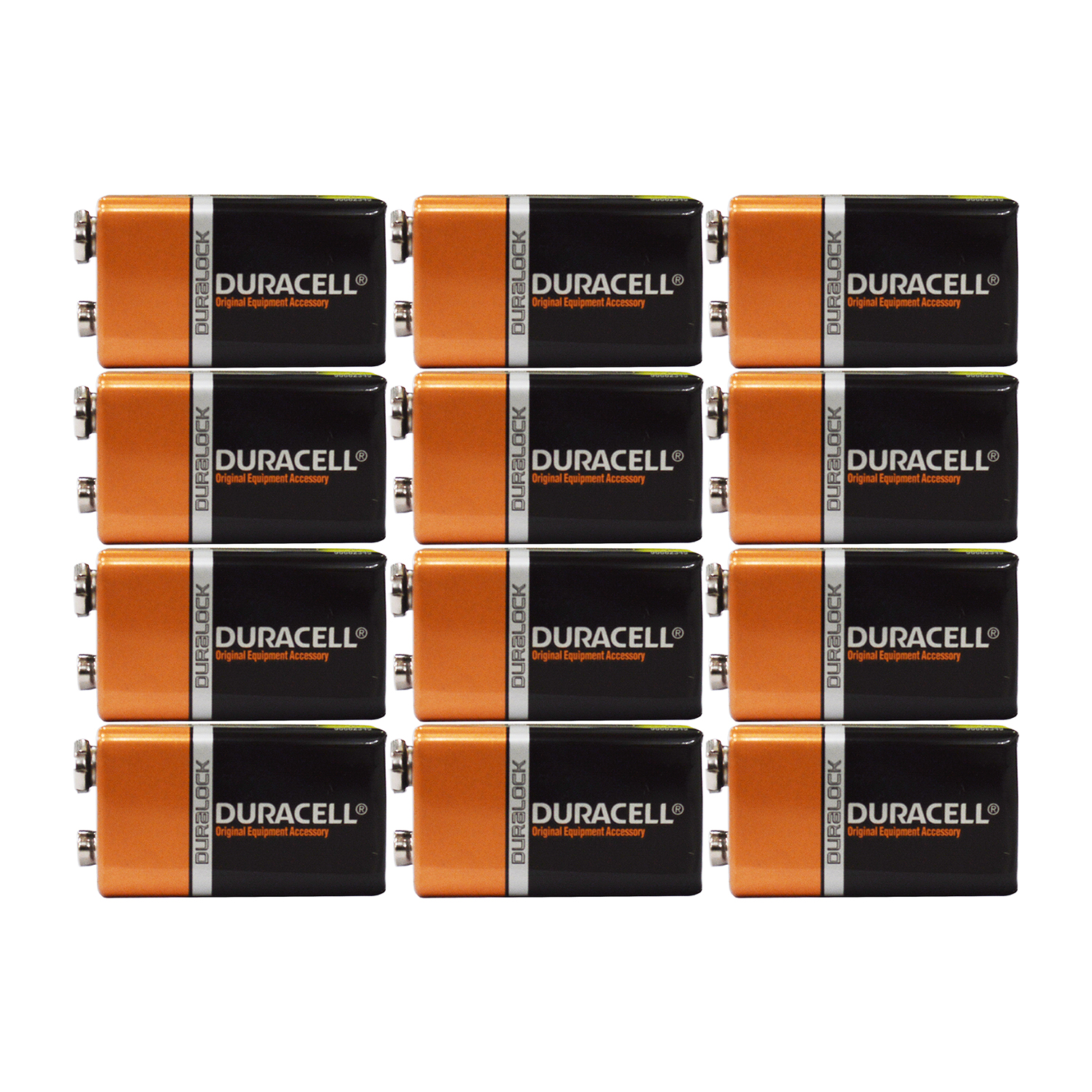 Duracell MN1604 9V Volt 6LR61 Long Lasting Duralock Coppertop Alkaline