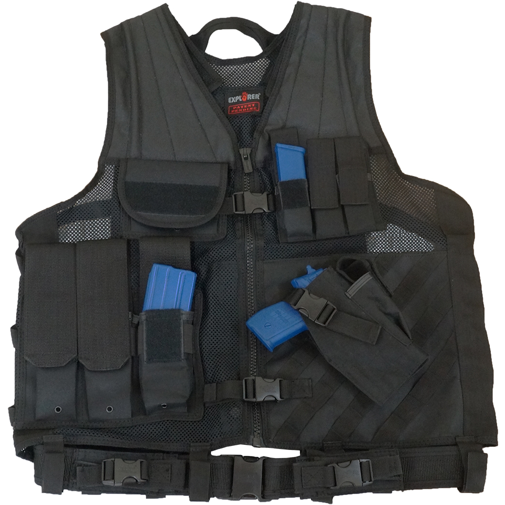 Every Day Carry Tactical Vest w/ MOLLE System, Magazine Pouches