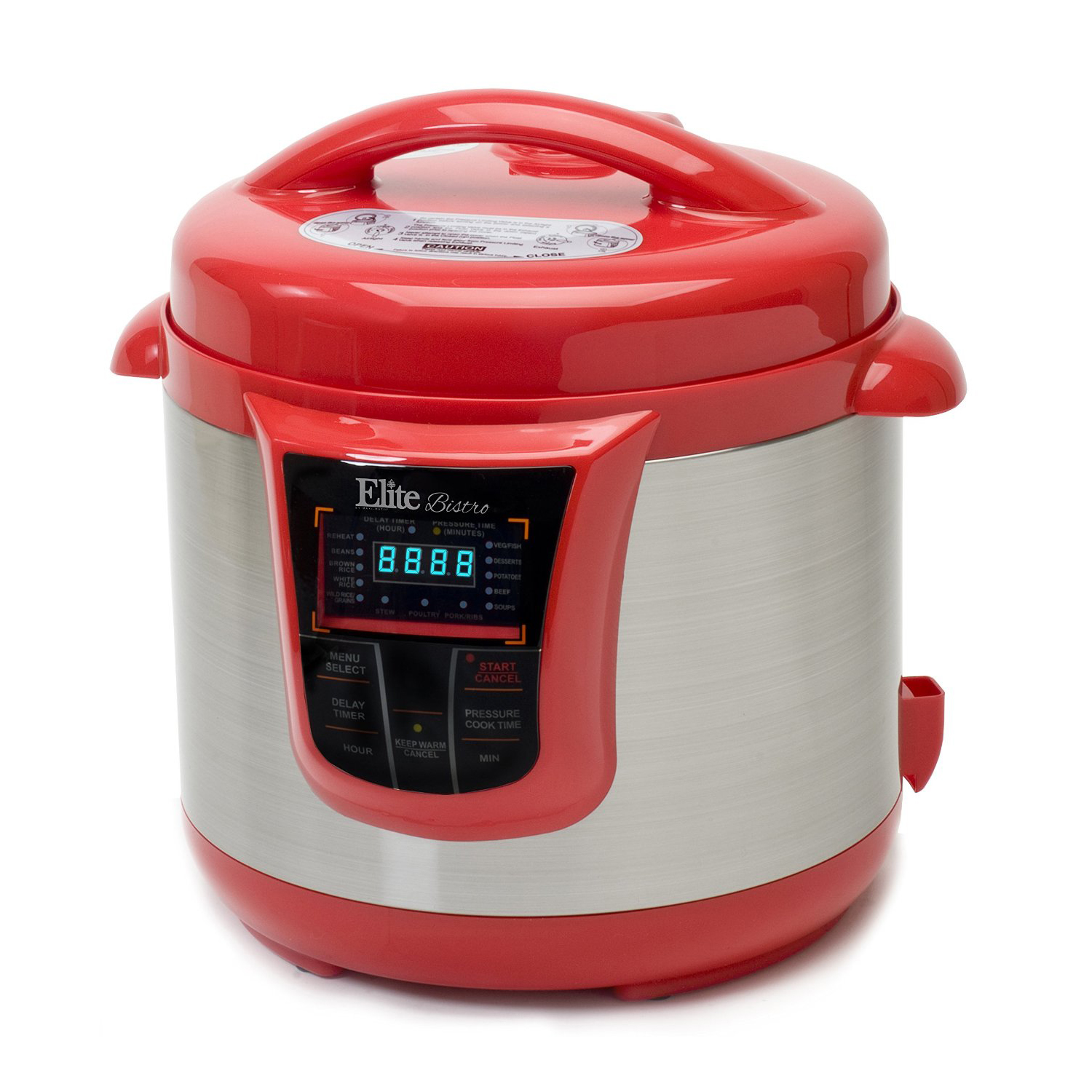 Elite Platinum EPC 808P Stainless Steel 8 Quart Electric Pressure