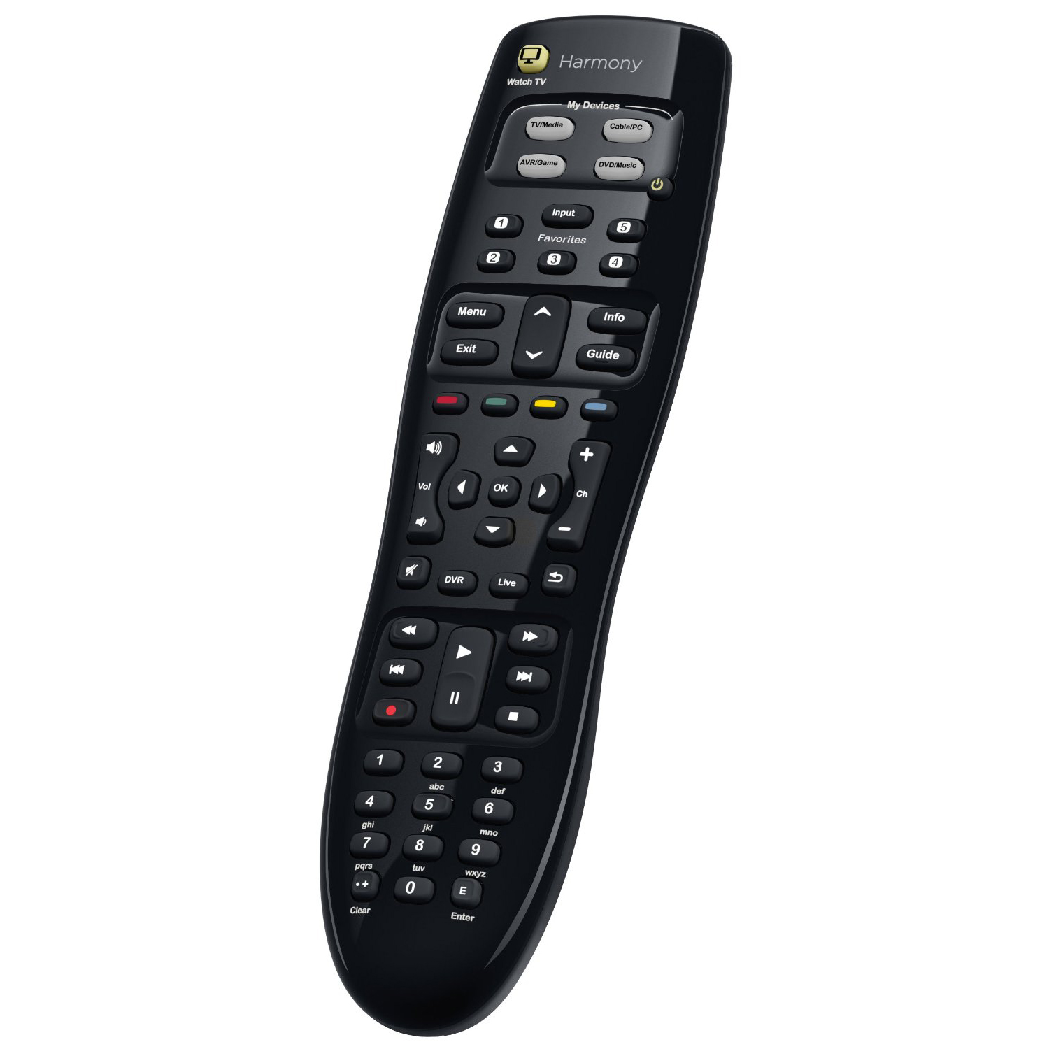 Logitech Harmony 350 Home Theater DVR Programmable USB Universal Remote