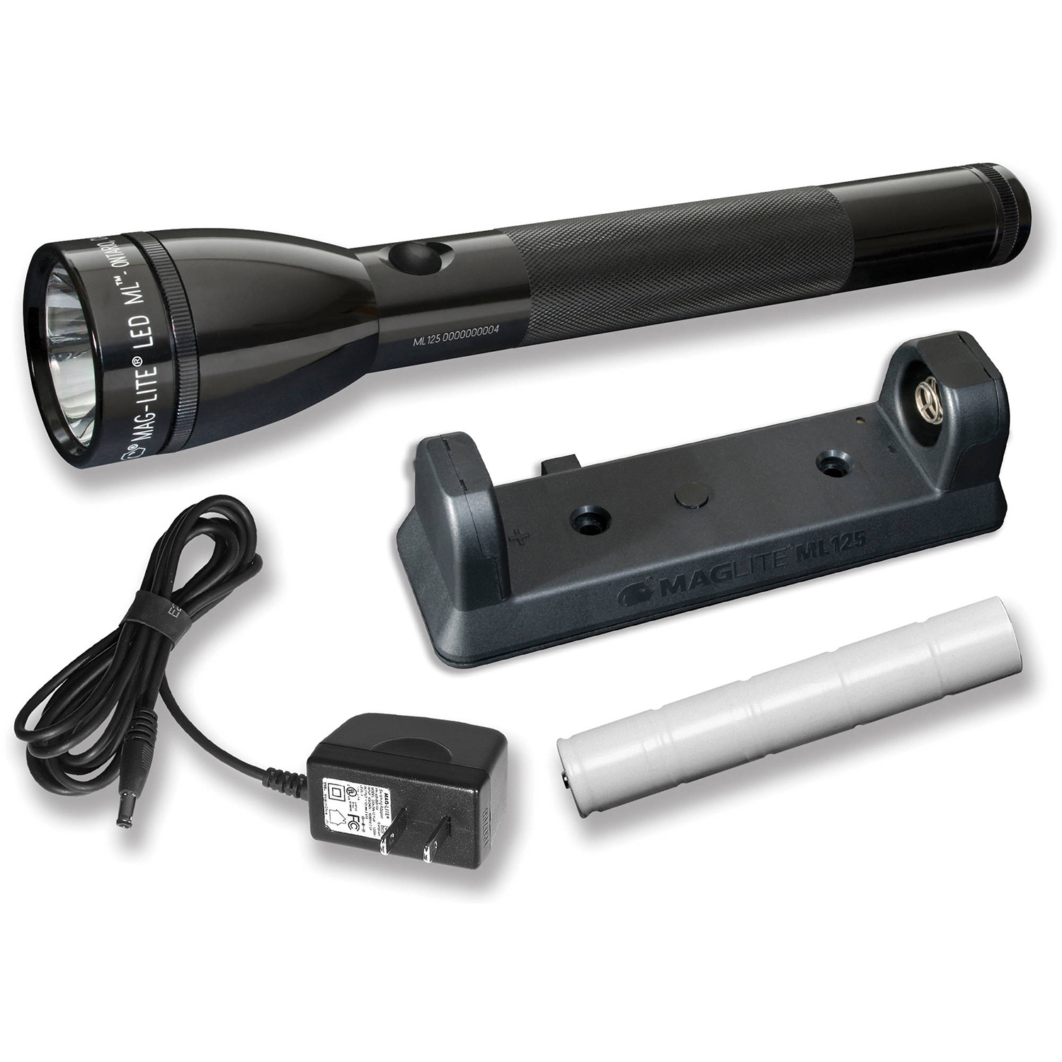 Maglite ML125 193 Lumen LED Rechargeable Battery Flashlight with US