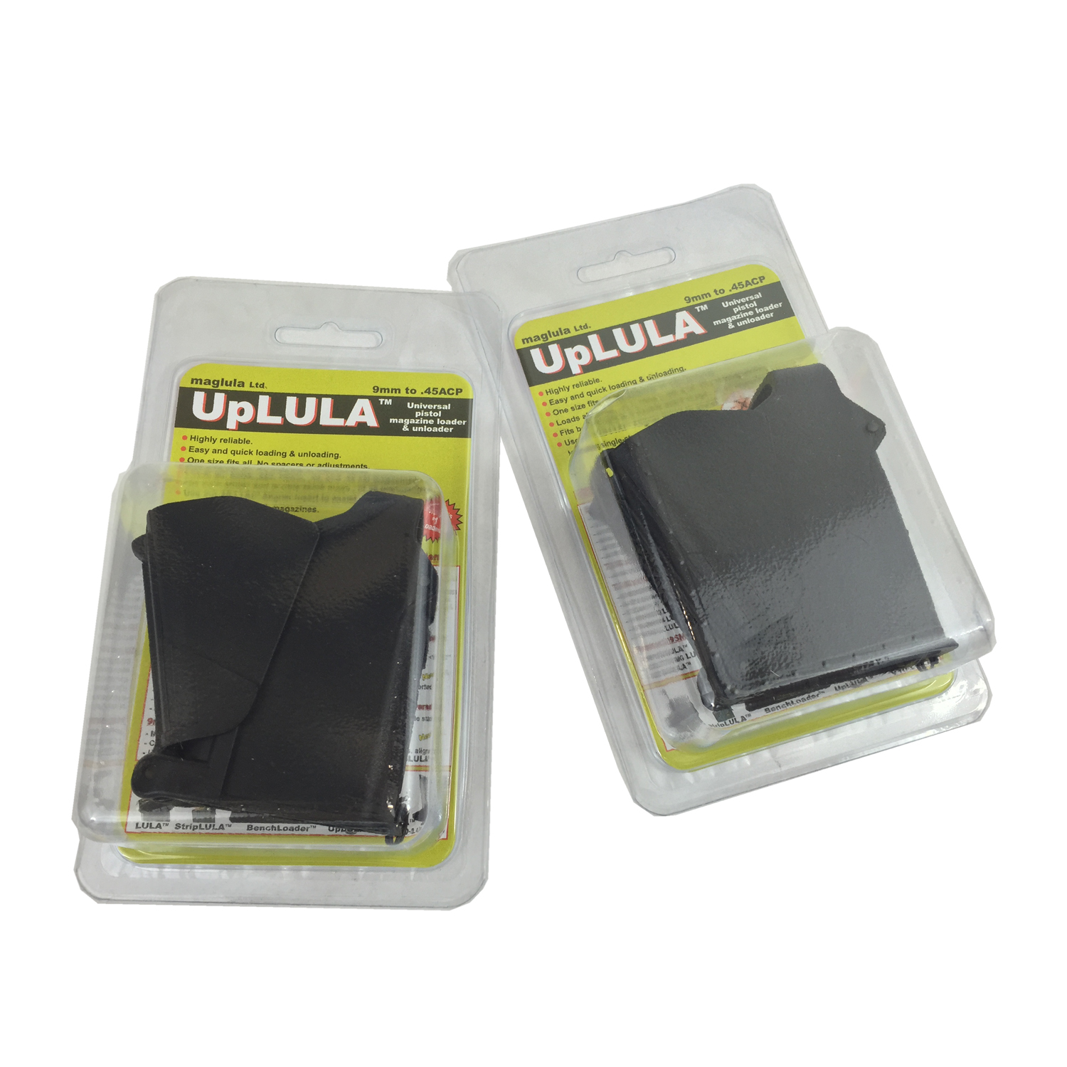 2 Pack Butler Creek Maglula UpLULA Magazine Speed Loader 9mm.45 ACP