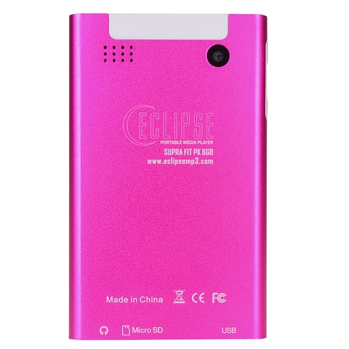 Eclipse Supra Fit 8GB 2.8" Touch MP3 MP4 Music, Video Player, Camera