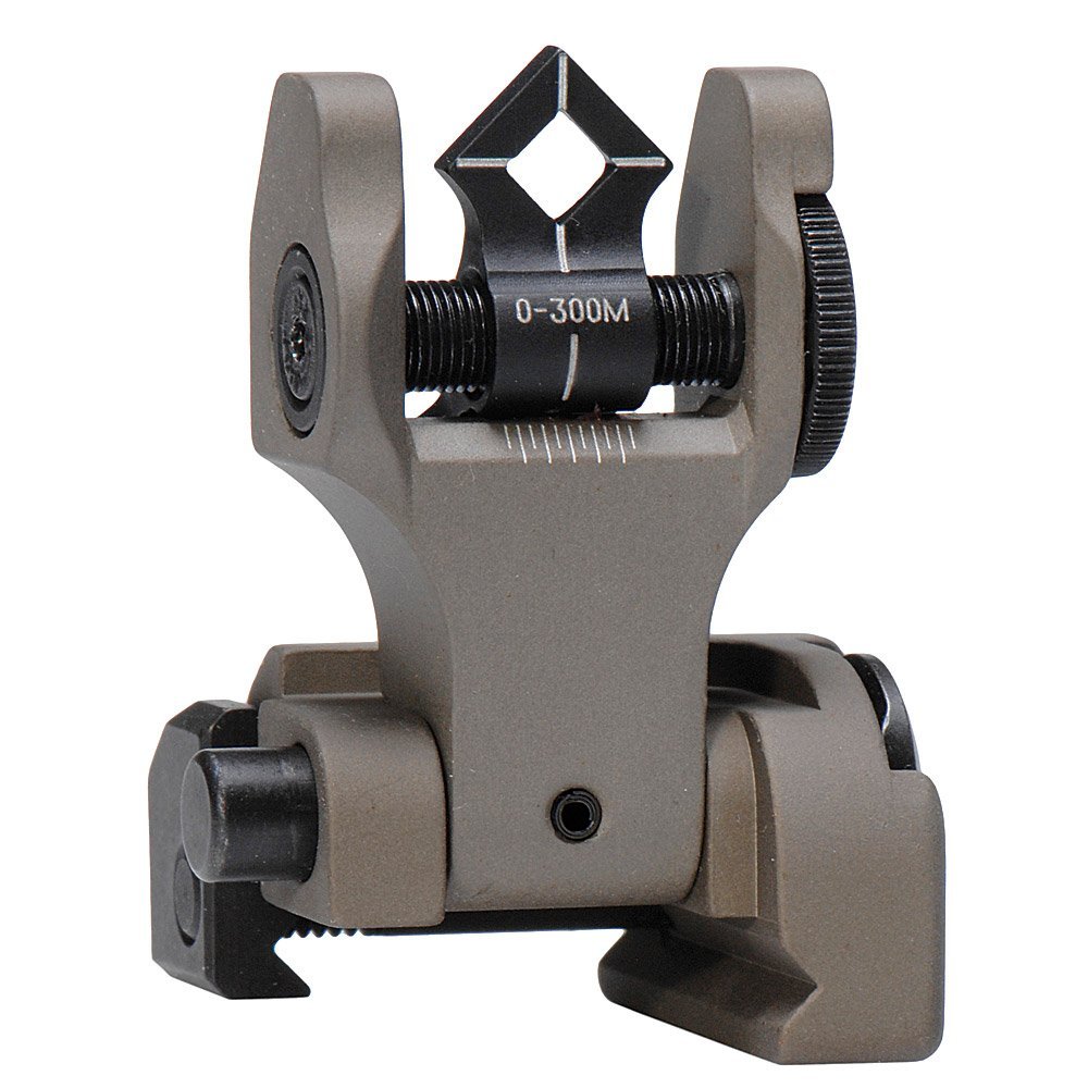 Troy SSIGDOARFFT00 Micro Folding Rear Flip Up DiOptic Back Up