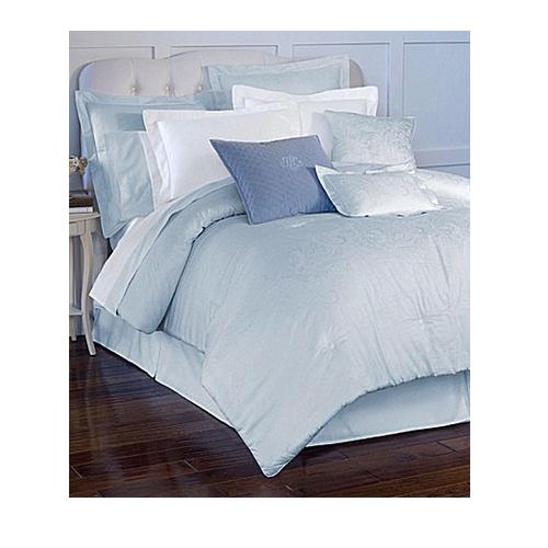 Lauren by Ralph Lauren "Suite Paisley" Queen Comforter in Pale Blue