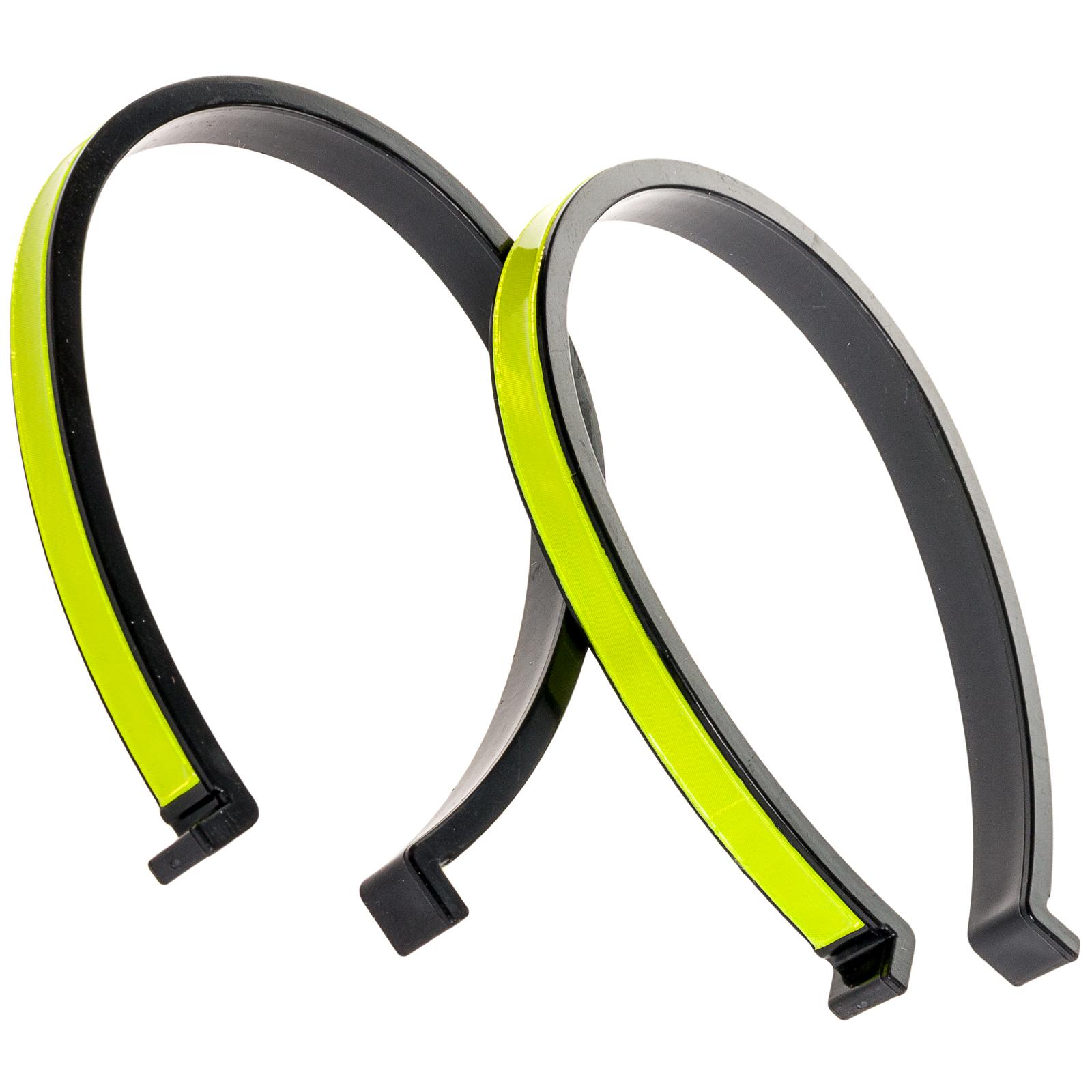 Salzmann Yellow High Vis Reflective Cycling Bicycle Trouser Pant Clips