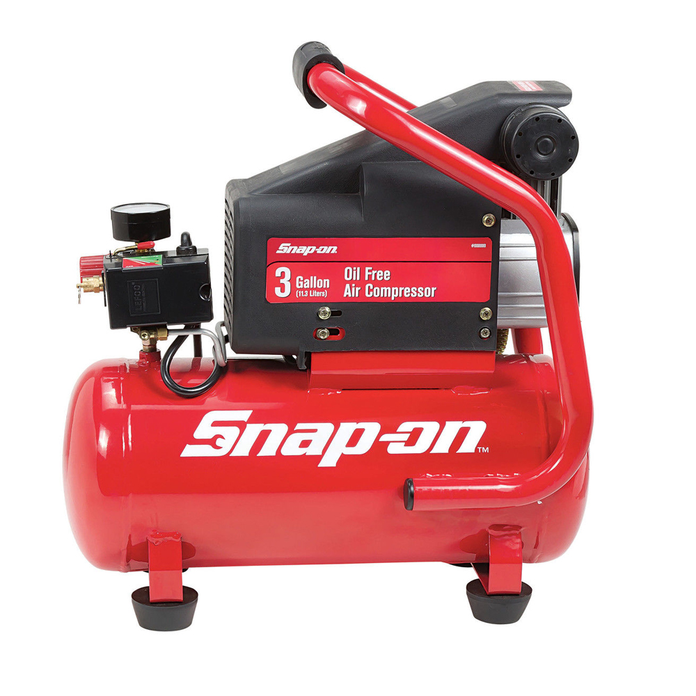 Snapon® 3 Gallon Heavy Duty Oil Free Style Air Compressor Kit 870931