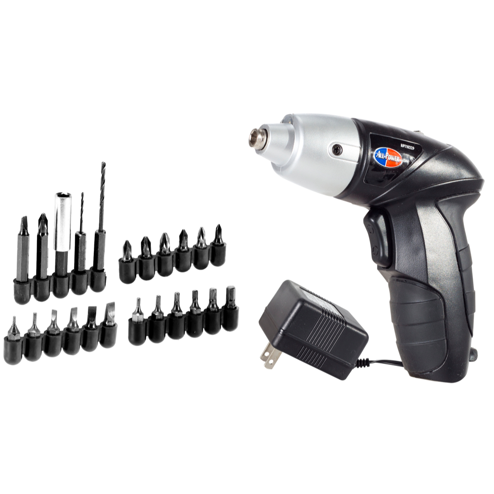All Power 4.8V Cordless Screwdriver Set New eBay
