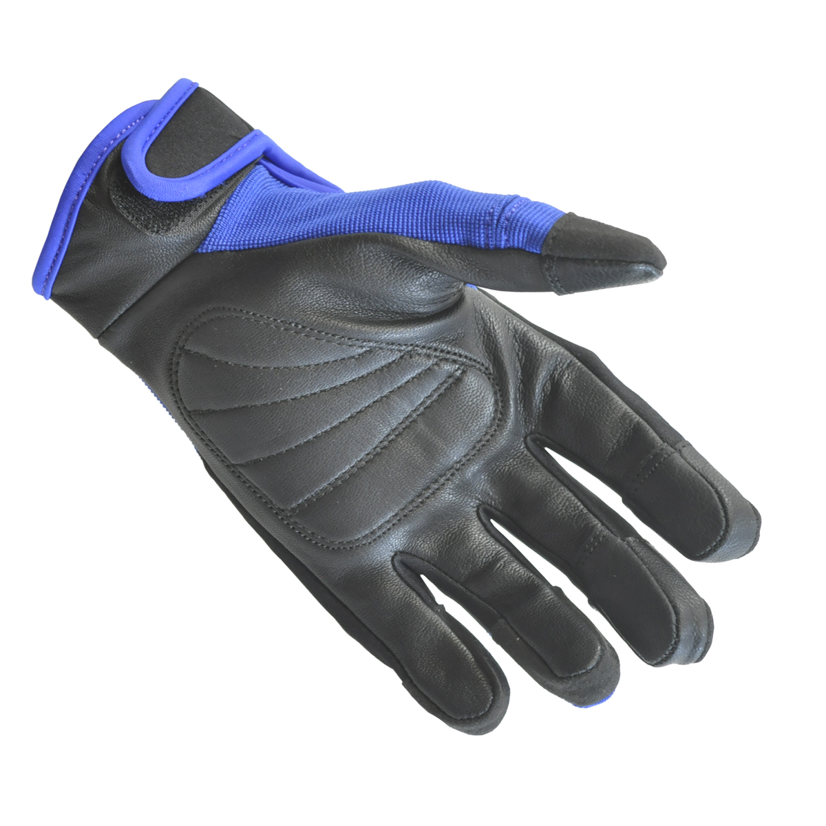 Men's Milwaukee Leather MG7510 Cruiser Driving Gloves – Gel Palm & Side Stretch – Black