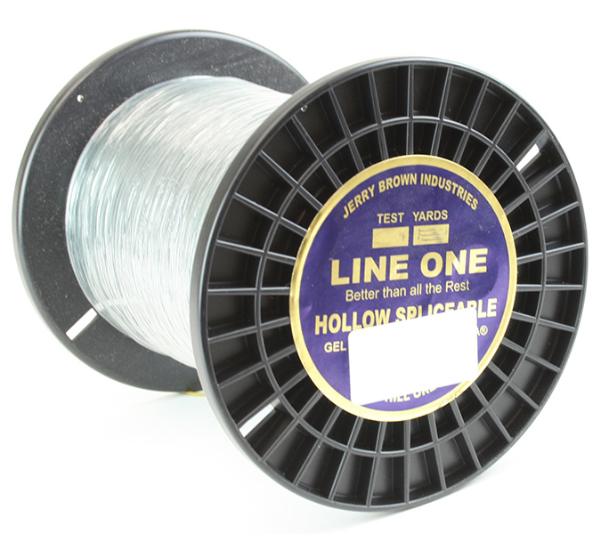 Jerry Brown Line One Hollow Core Spectra Braided Line 2500yds 100lb