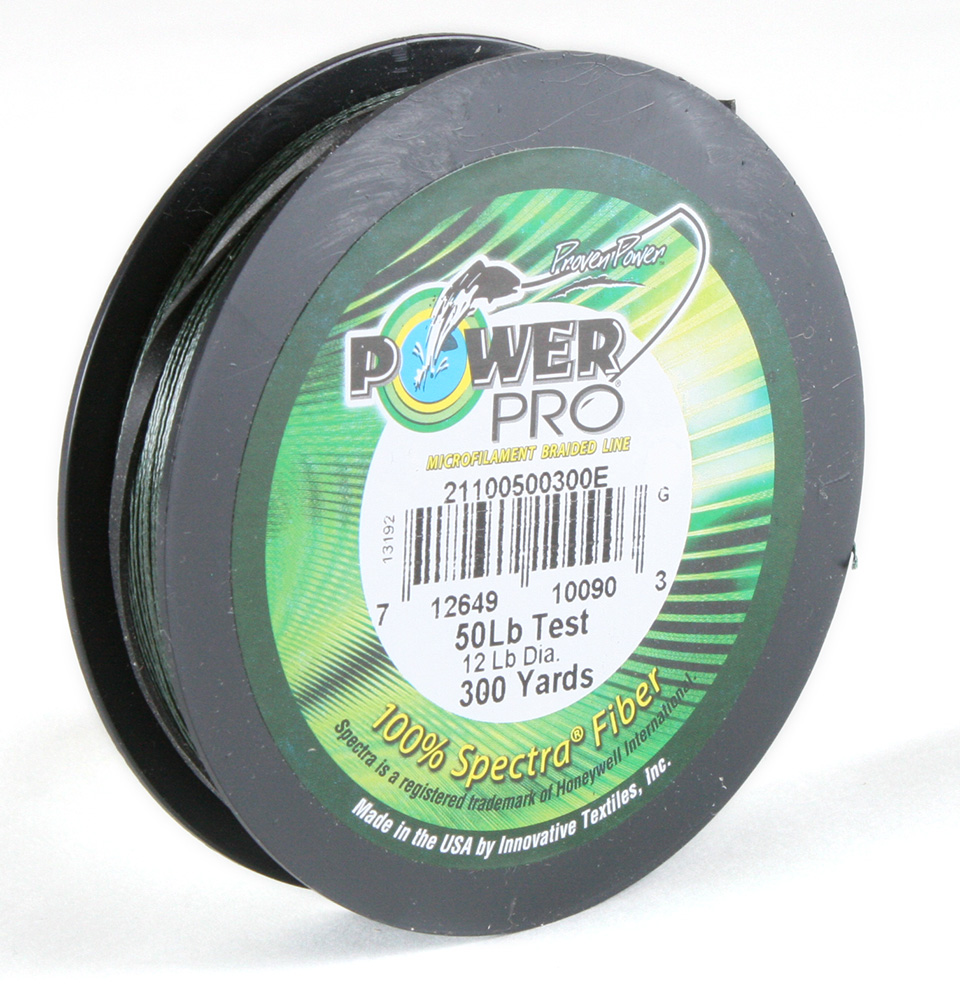 Power Pro 50lb 300yds Braided Spectra Fishing Line Moss Green NIB eBay